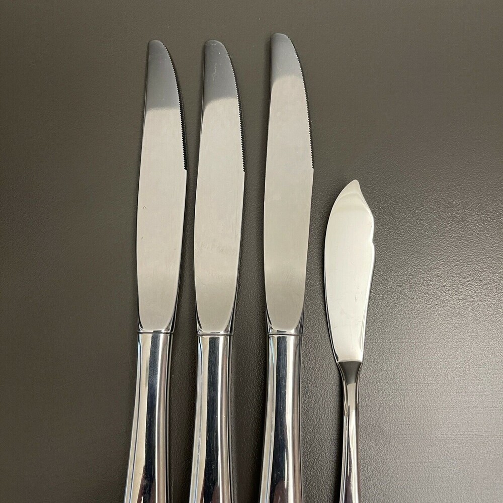 Oneida Fremont USA Stainless Steel Knives Butter Knife Lot of 4 - Picture 3 of 7